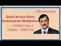 Carbohydrate Metabolism Quick Review #USMLE, #NEET-PG, #FMGE