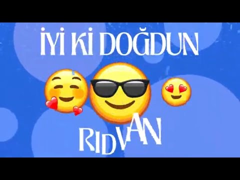 İyiki doğdun RIDVAN İsimli Doğum Günü Şarkısı - RIDVAN' ın Doğum Günü - RIDVAN Doğum Günü Şarkısı