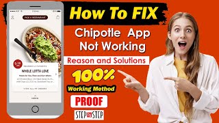 How to Fix: Chipotle App Not Working - New Updated Method 2026