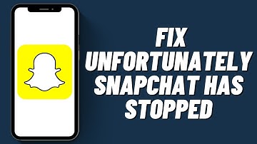 How To Fix Unfortunately Snapchat Has Stopped (2023)