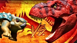 AVENTURA JURÁSICA SÚPER GENIAL!!! T REX VS BUMPY!!! SÚPER SORPRESA!!!