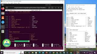 PEMOGRAMAN SHELL TENTANG PENGINPUTAN DATA PADA LINUX UBUNTU | ANUGRAH PRATAMA SIREGAR | NPM 22110042