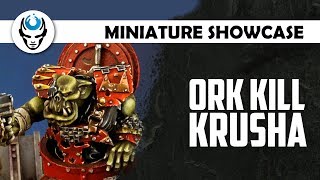 ORK KILL KRUSHA - LVL 6 MINIATURE SHOWCASE 4K