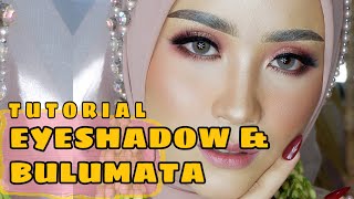 CARA MUDAH!! EYESHADOW DAN BULUMATA FLAWLESS WEDDING MAKEUP by Layla moena