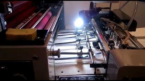 ROMCO SATELLITE  2 COLOR NON WOVEN BAGS AND PAPER PRINTING MACHINE