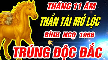 Thần tài mở lộc Tuổi GIÁP THÌN 1966 NHẬN VẬN MAY CỰC ĐỎ CỰC GIÀU đúng Tháng 11 âm lịch 2025