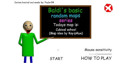 já hraju baldi basics random maps series Cubical school