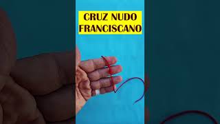 Cruz con nudo franciscano #diy #pulserasdehilo #manualidades