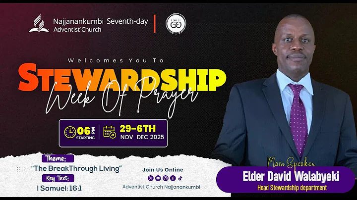 #Zimba Ekanisa || Day 2 ||1st December 2025 || Stewardship Week of Prayer || Eld. Walabyeki David