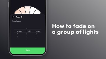 How To Fade On A Group Of Lights In The LIFX App