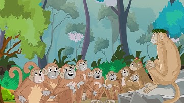 The Monkeys go on a Fast - English Story I Bedtime Story I Kids Stories I Animated Stories | Poems