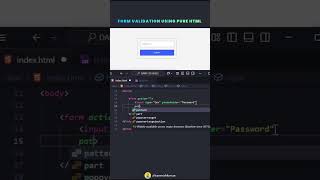 Form Validation using Pure HTML | Form Validation Easy Using HTML And CSS Only | CodeMinds