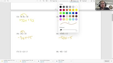 Using the Distributive Property- Algebra 1 Kuta Worksheet Series
