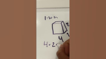 How to find volume of 3D shape eectangulsr prism #foryou #shorts #mathforstudents #help #simple