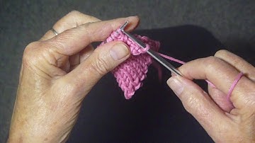 BIND OFF DOUBLE STOCKINETTE STITCH