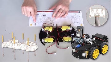 Assemble Elegoo Smart Car Arduino+ESP32 Robot KIT V4.0 Step 10: Finish the Lower Deck