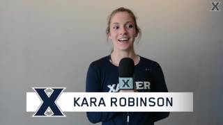 INTERVIEW: Sydney Larkin & Kara Robinson - BIG EAST Championships (02-27-16)