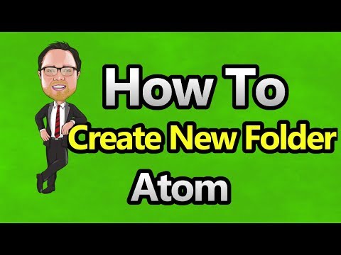 Atom - Create New Folder in Project