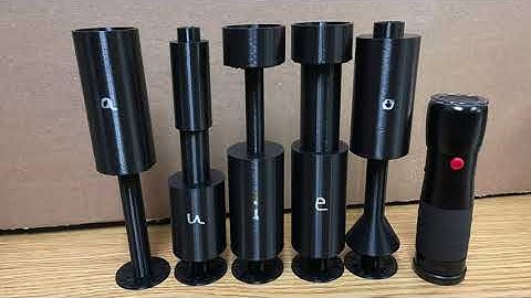 Vocal Tract Models for Vowels (VTM-T20 by Takayuki Arai)