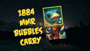 How 1884 MMR Bubbles build his items to carry the game