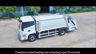 Yiwei 18 Ton Pure Electric Garbage Compactor Truck