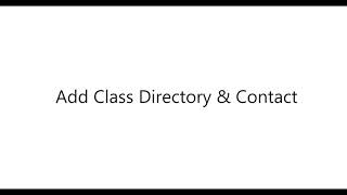Notion Student Planner | How to Add Class Directory & Contact