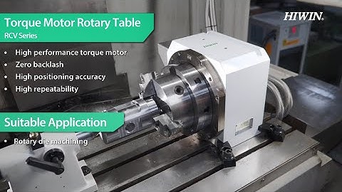 【Highlight】HIWIN solution of Torque Motor Rotary Table and i4.0BS® Intelligent 4.0 Ballscrew
