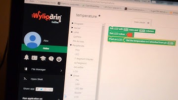 Programming Intel Edison and sensors with Wyliodrin
