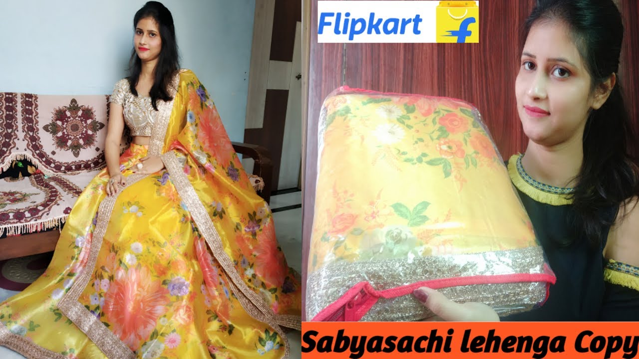 Flipkart sabyasachi lehenga Clearance