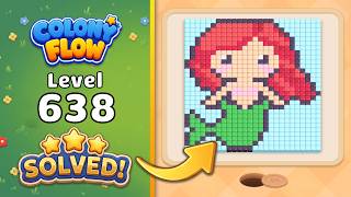 Colony Flow! - Level 638 Walkthrough 🧩 | Solution & Gameplay (ABI GAMES) 🐜