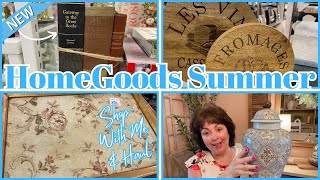 HOME GOODS NEW SUMMER DECOR 2024 | WHAT'S HOT WHAT'S NEW FOR SUMMER | SHOP WITH ME + HAUL