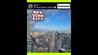 ☎️ New York City Aerial View via  Lilly Singh: Celebrity News Tea