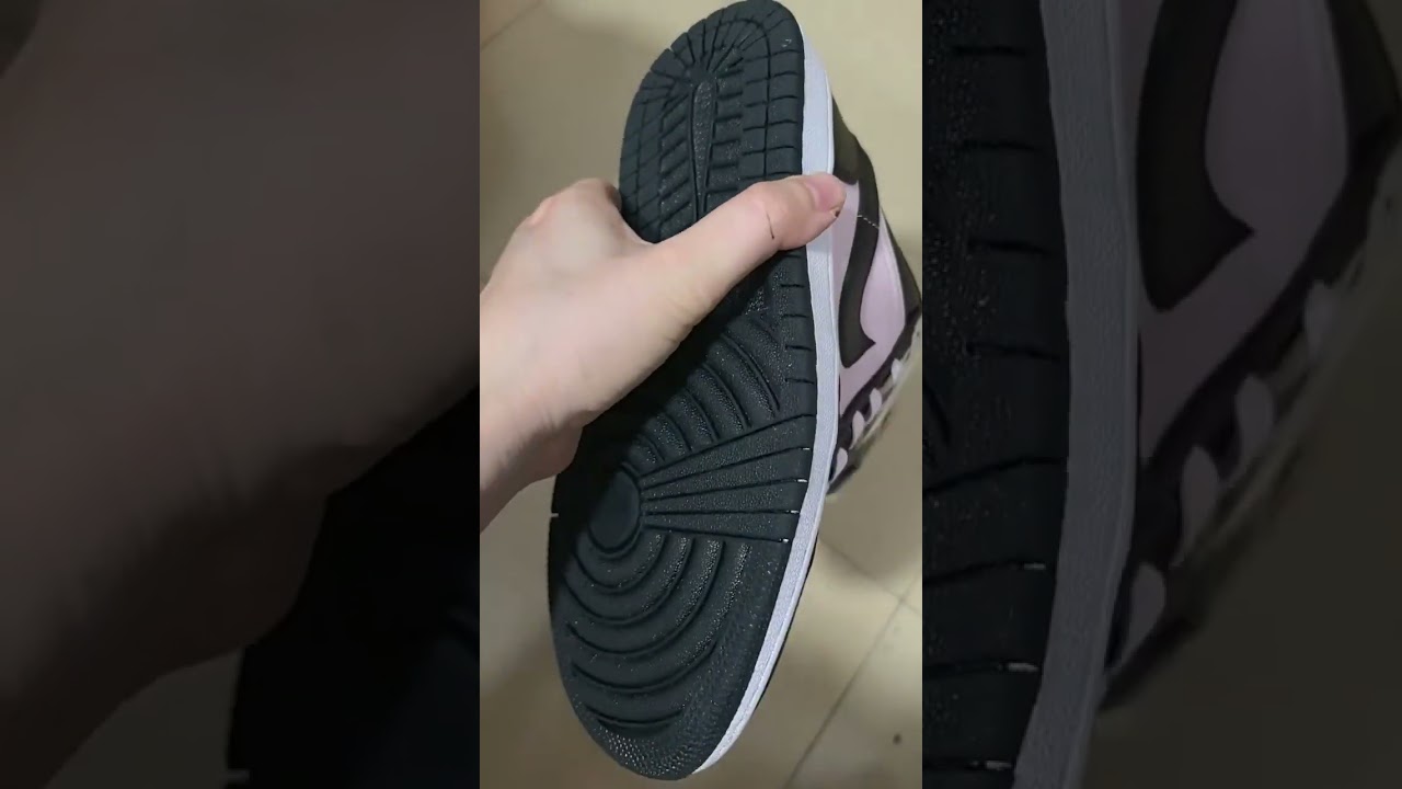 Actual shoot Nike Air Jordan 1 Low SE Black/ Iced Lilac 