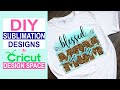 How to Create Your Own Sublimation Design in Cricut Desing Space | Free Program for Sublimation.