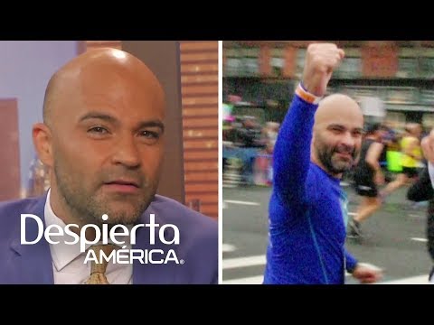 El cáncer no es excusa: Luis Gómez de Univision 41 corrió el maratón | Dr. Juan