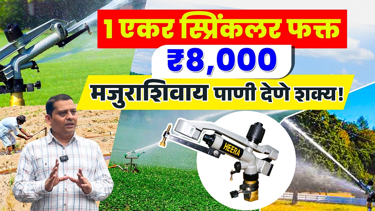 Raingun सिंचन – कमी वेळात जास्त क्षेत्र! संपूर्ण माहिती एकाच व्हिडिओत