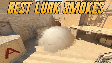CS2 Mirage | BEST Ramp Lurk Smokes