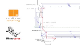 3D Piping Workshop Drawings with NotilusDrafting Plug-in | Rhinoceros