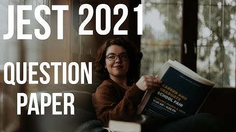 JEST 2021 question paper | Jest physics 2021 question paper| jest 2021 unsolved question paper