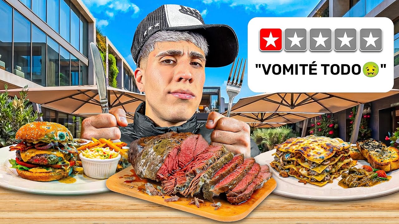 Probé RESTAURANTES con MALAS RESEÑAS 🤮🍽️