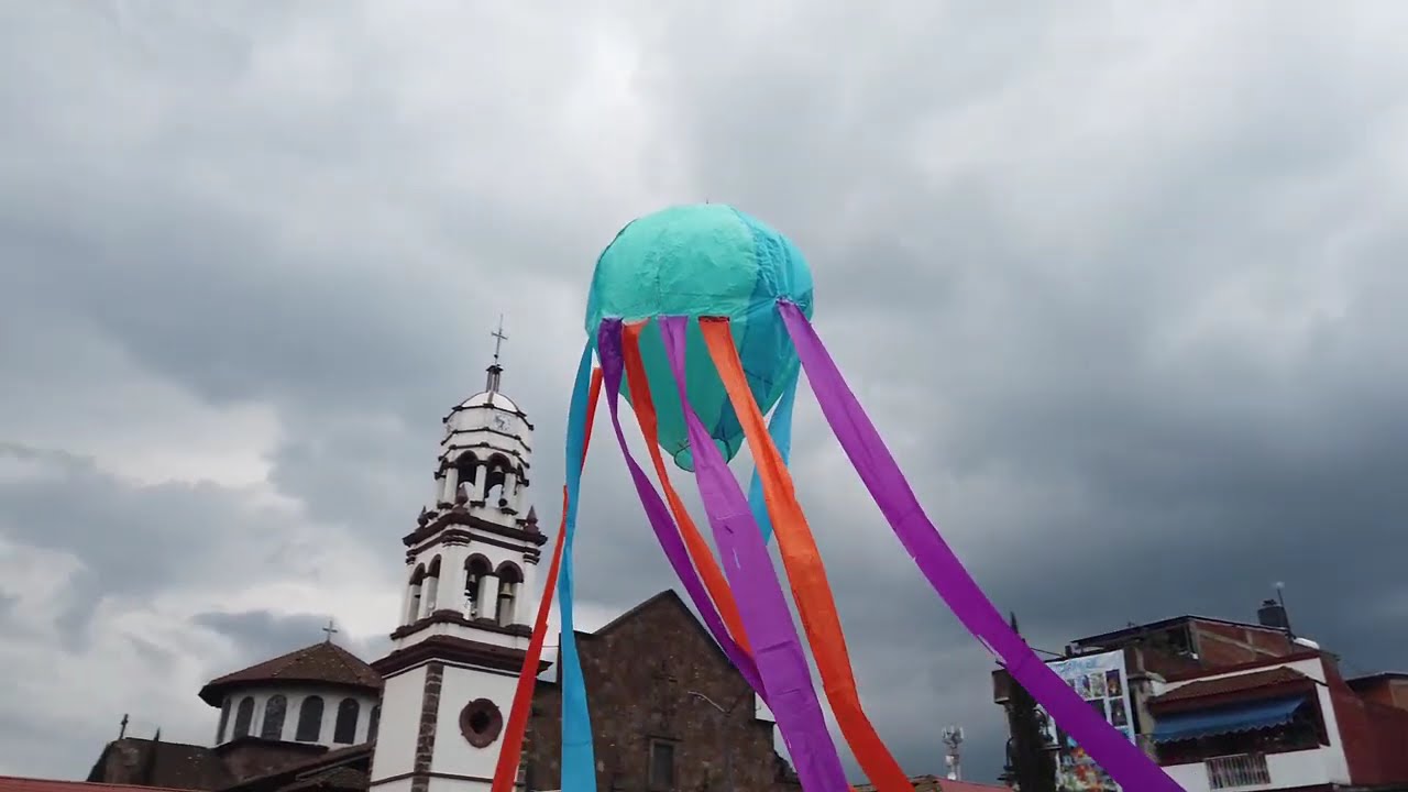1er dia del XX Concurso de Globos de Cantoya Cherán K´eri 2024