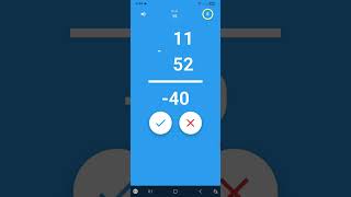 Quiz Math Game Mobile - Day 2 Challenge with Subtraction