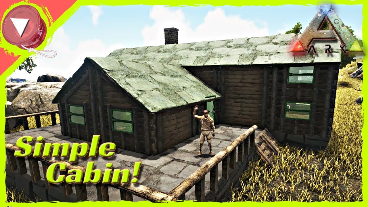 How to Build Simple Cabin! Ark Survival Evolved Gameplay (PC) YouTube