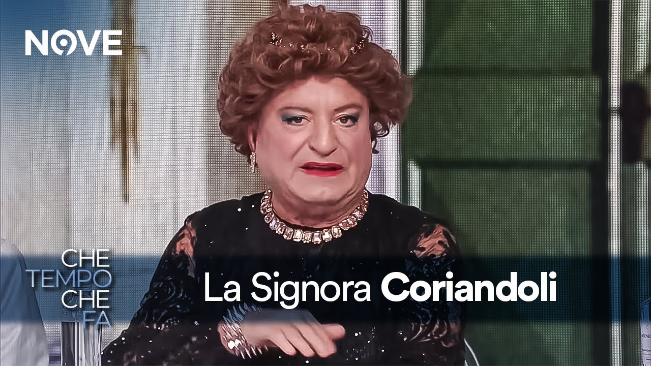 La Signora Coriandoli e la festa di compleanno con i fuochi artificiali | Che tempo che fa