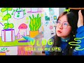 🌞 vlog 27: mushroom art, new prints, 2021 goals, and cleaning