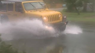 Hurricane Dorian causes quick flooding in Larchmont Oceanview