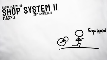 Basic Script Of Shop System II • Max2D