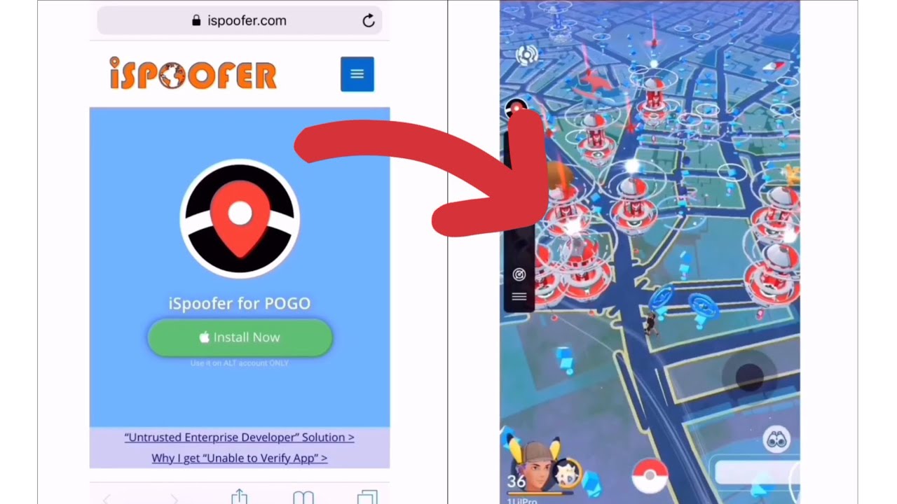 ISPOOFER FOR POKÉMON GO