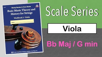 Bb Major/G Minor Scales, Viola - Scale Series - Basic Music Theory and History for Strings