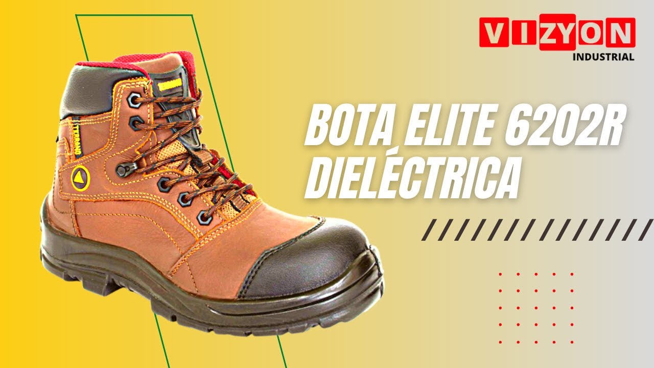 🥾 BOTA de Seguridad ⚡DIELÉCTRICA Terrano Modelo 6202R YouTube